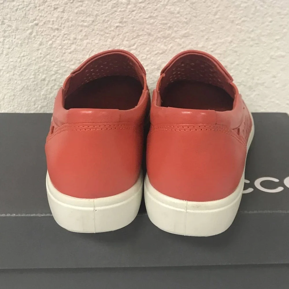 Ecco Women’s Soft 7 Laser Cut Slip-On Sneakers, Size US 5-5.5, Apricot - Picture 5 of 7